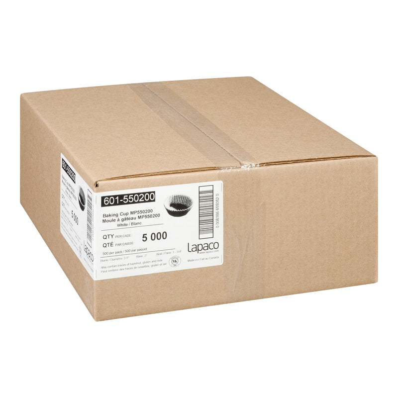 LAPACO - 5.5" WHITE BAKING CUPS 10x500 EA