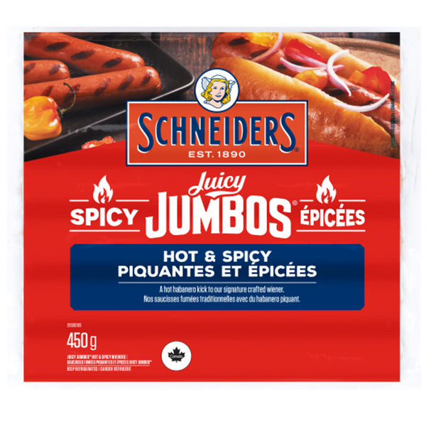 SCHNEIDERS - JUICY JUMBOS HOT SPICY 450GR