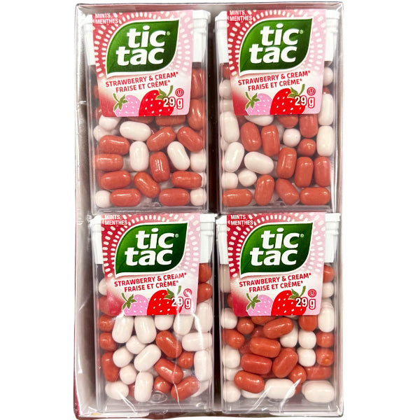 TIC TAC - STRAWBERRY & CREAM 12x29 GR