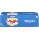 CANADA DRY - CLUB SODA CANS 12x355ML