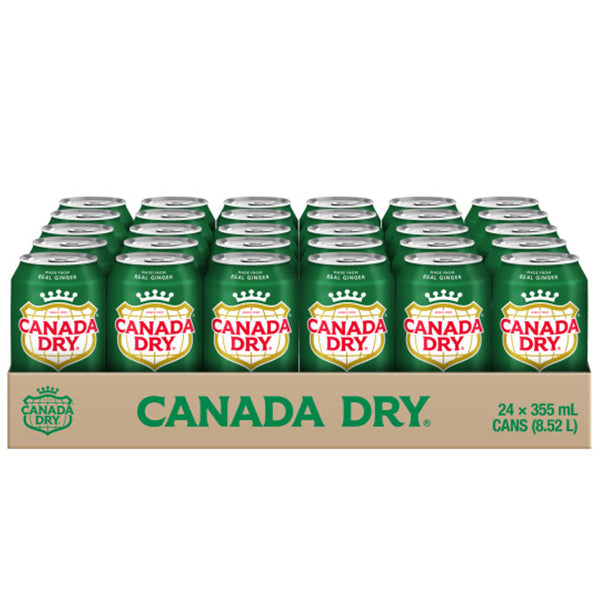 CANADA DRY - GINGER ALE CDN CANS 24x355ML