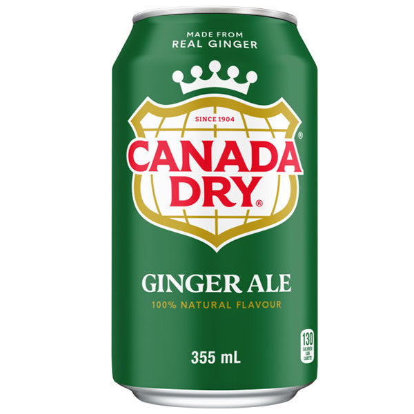 CANADA DRY - GINGER ALE CDN CANS 24x355ML