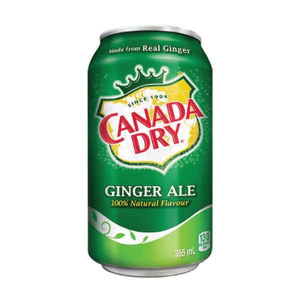 CANADA DRY - GINGER ALE CDN CANS 24x355ML