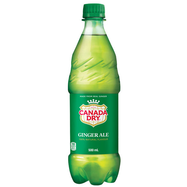 CANADA DRY - GINGER ALE PET 24x500 ML