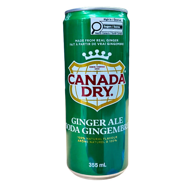 CANADA DRY - GINGERALE SLIM CANS 12x355 ML