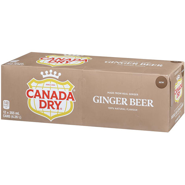 CANADA DRY - GINGERBEER CANS 12x355ML