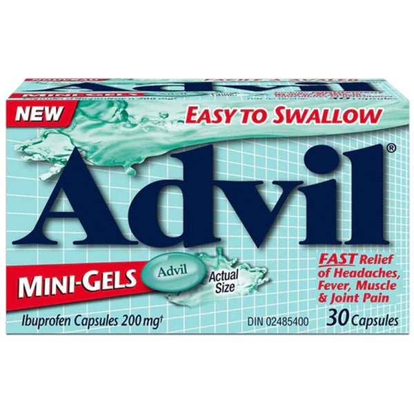 ADVIL - MINI-GELS IBUPROFEN CAPSULES 30 CT