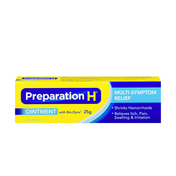 PREPARATION H - MULTI-SYMPTOM RELIEF OINTMENT 25GR