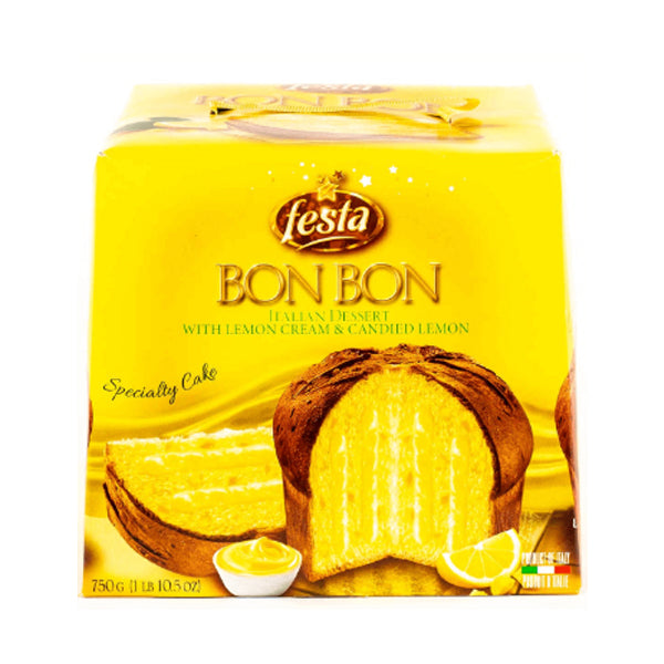 FESTA - PANETTONE W/ LEMON CREAM & CANDIED PEELS 750GR