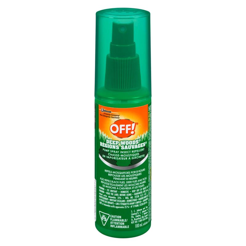 SC JOHNSON - DEEP WOOD PUMP SPRAY REPELLENT 100ML