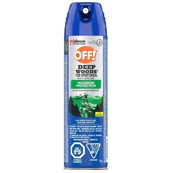 SC JOHNSON - DEEP WOOD SPORTSMEN REPELLENT 230G