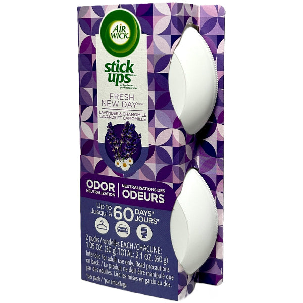 AIR WICK - STICK UPS FRESHENER LAVENDER & CHAMOMILE 2CT