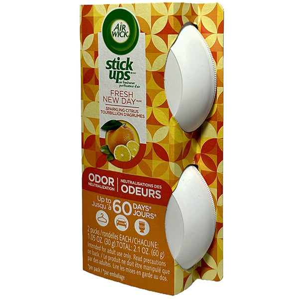 AIR WICK - STICK UPS FRESHENER SPARKLING CITRUS 2CT
