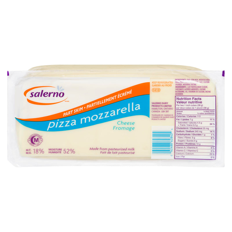SALERNO - PARTLY SKIM MOZZ BLOCK 2.2KG