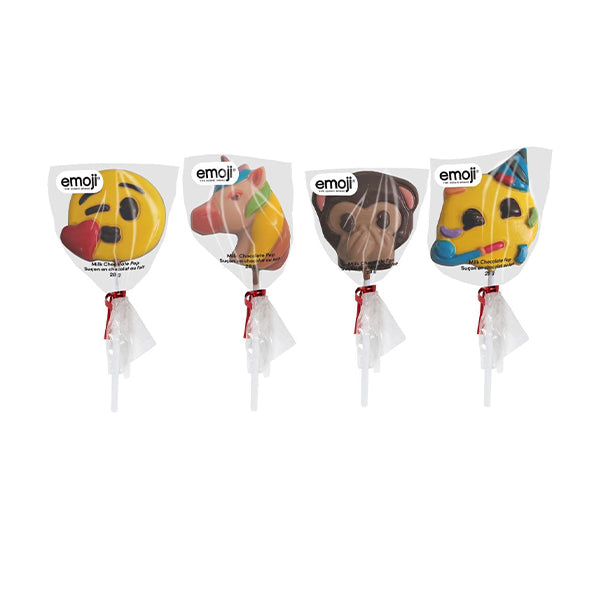 REGAL - EMOJI CHOCOLATE POPS 28GR