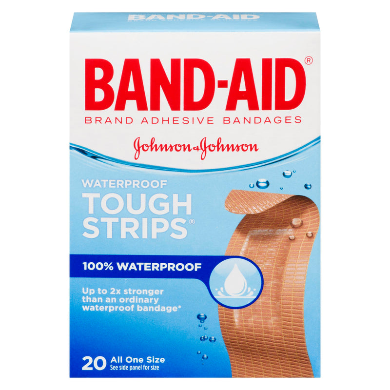 BAND AID - BANDAID TOUGH-STRIPS WATERPROOF 20EA