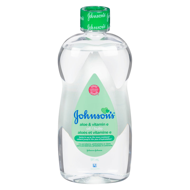 JOHNSON & - ALOE VITAMIN E OIL 591ML