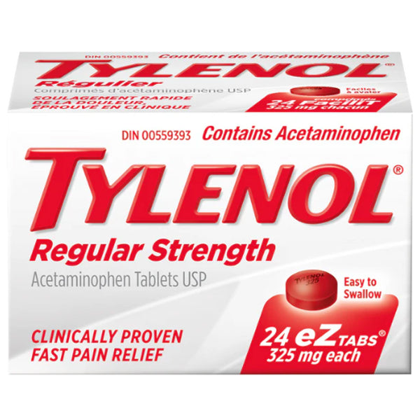 TYLENOL - REGULAR STRENGTH EZ TAB 325G 24CT