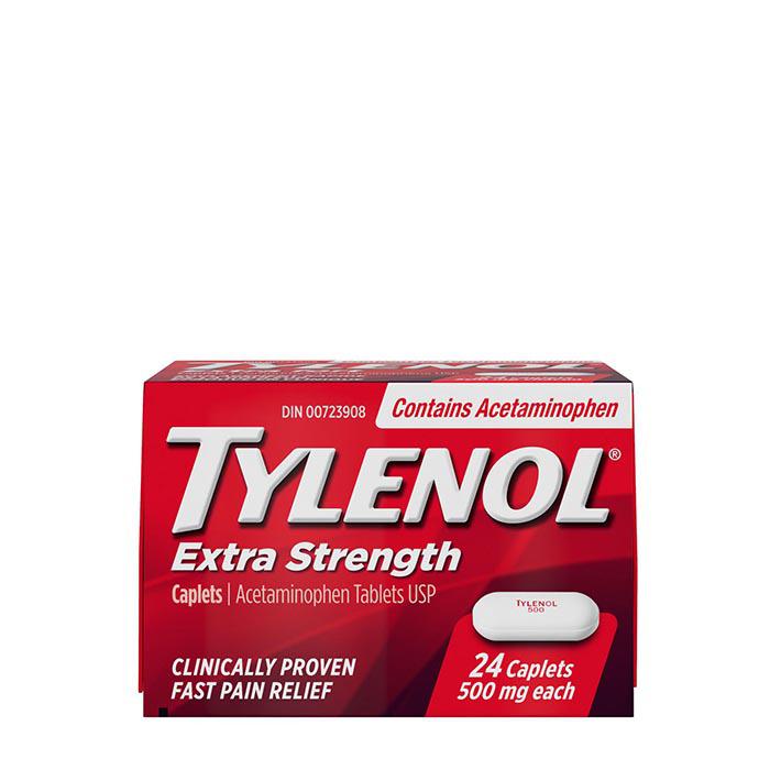 TYLENOL - EXTRA STRENGTH CAPLETS 24CT