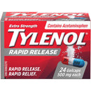 TYLENOL - EXTRA STRENGTH RAPID RELEASE 500mg GELCAPS 24EA