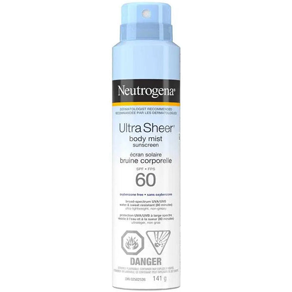 NEUTROGENA - ULTRA SHEER BODY MIST SUNSCREEN 141GR