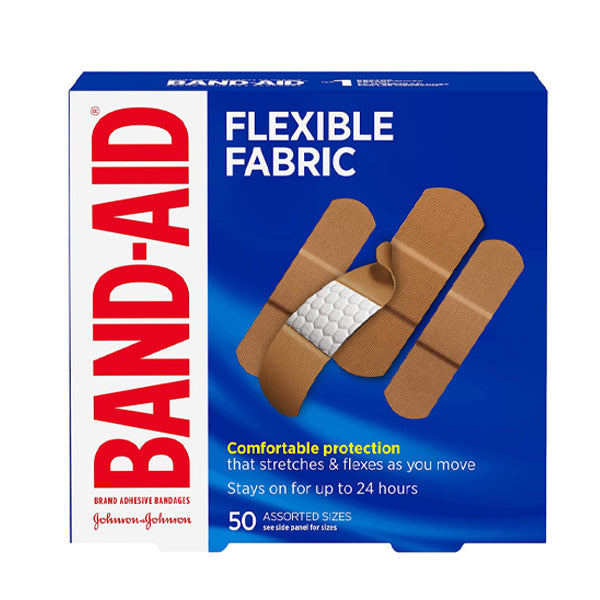 BAND AID - TISSU FLEXIBLE 50PK