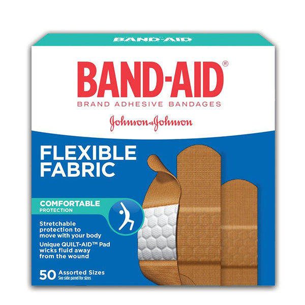 BAND AID - TISSU FLEXIBLE 50PK