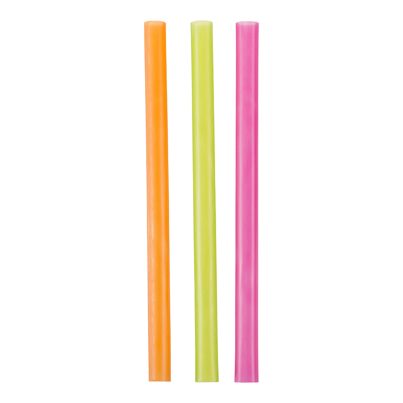 STONE - BUBBLE TEA 8in STRAW MIXED NEON 600EA