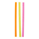 STONE - BUBBLE TEA 10in STRAW MIXED NEON 600EA