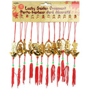 CHINESE NEW YEAR -  LUCKY INGOT GOLDEN ORNAMENT Each
