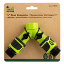 GARDEN ESSENTIALS - 2-WAY PLASTIC HOSE CONNECTOR 3/4 IN