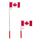 CANADIAN SOUVENIR - CANADA TELESCOPIC FLAG 8.3IN 21.25 IN