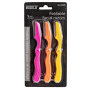 BODICO - 3PC FACIAL RAZORS EA
