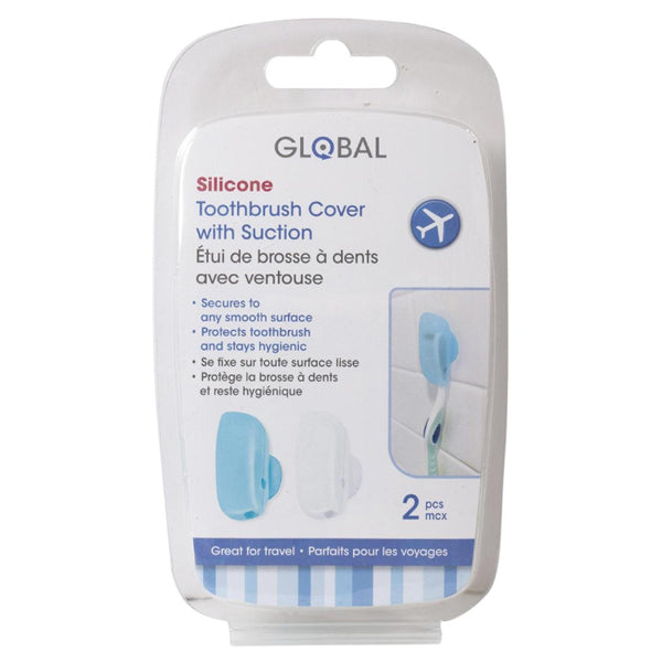 GLOBAL - TOOTHBRUSH SILICONE COVER WITH SUCTION EA