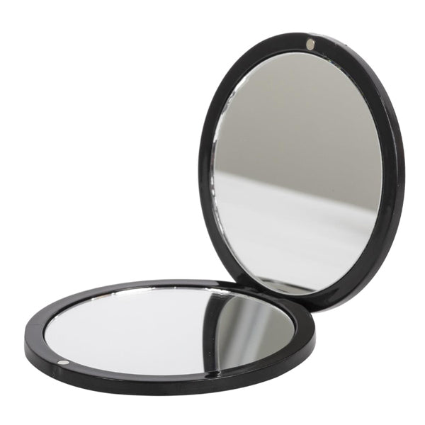 BODICO - ROUND COMPACT MIRROR 1x/2x BLACK EA