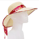 CTG - LADIES ROUND HAT W/ RIBBON 1UN