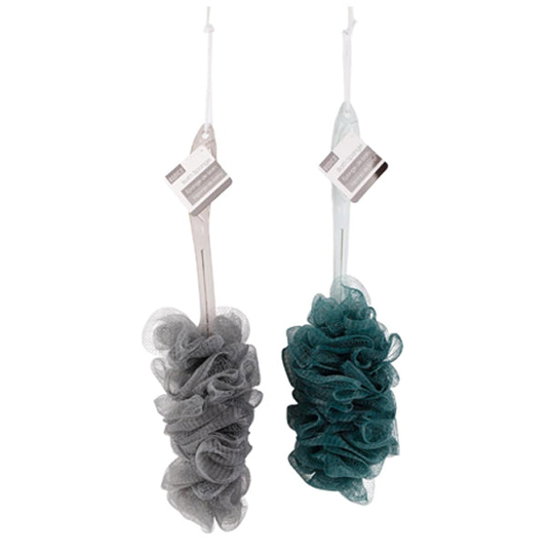 BODICO - BATH SPONGE WITH HANDLE 42x9CM ASSORTED EA