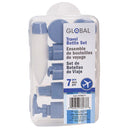 GLOBAL - TRAVEL BOTTLE SET 7PCS EA