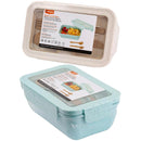 LUCIANO - BENTO LUNCH BOX WITH CUTLERY 2COLORS EA
