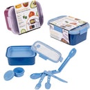 LUCIANO - 2TONE BENTO LUNCH BOX  2 COLORS EA