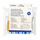 CTG - CARRY ON TRAVEL POUCH W/CONTAINERS/LABELS EA