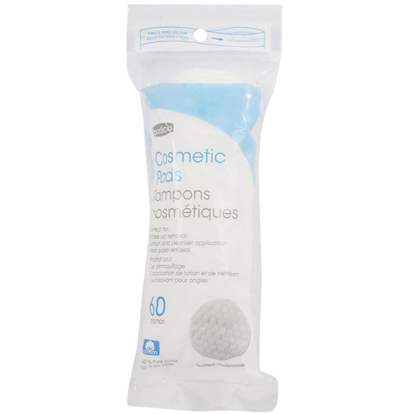 BODICO - 60PC SMALL QUILTED COSMETIC PADS EA