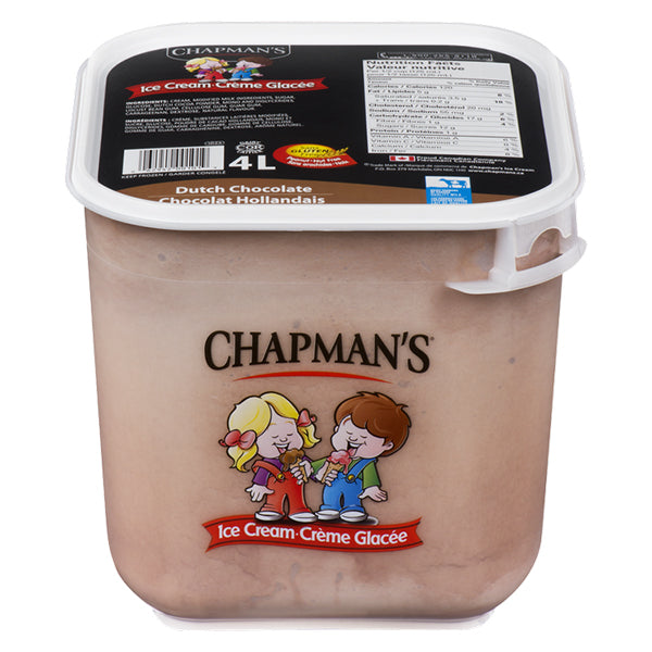 CHAPMANS - ICE CREAM DUTCH CHOCOLATE 4LT