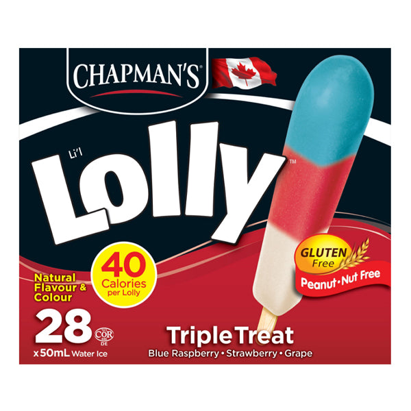 SUPER LOLLY - TRIPLE TREAT 28x50 ML