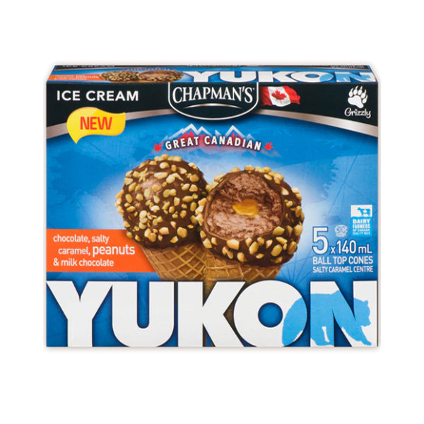 YUKON - PEANUT BALL TOP CONE 5x140 ML