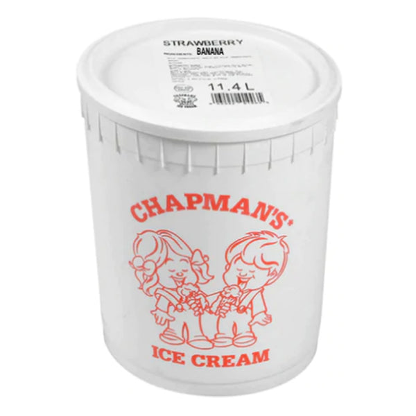 CHAPMANS - ICE CREAM STRAWBERRY BANANA 11.4LT