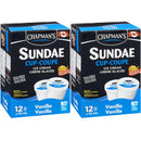 CHAPMANS - CHAPMAN'S VANILLA SMALL CUPS 24x115 ML