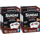 CHAPMANS - CHAPMAN'S CHOCOLATE SMALL CUPS 24x115 ML