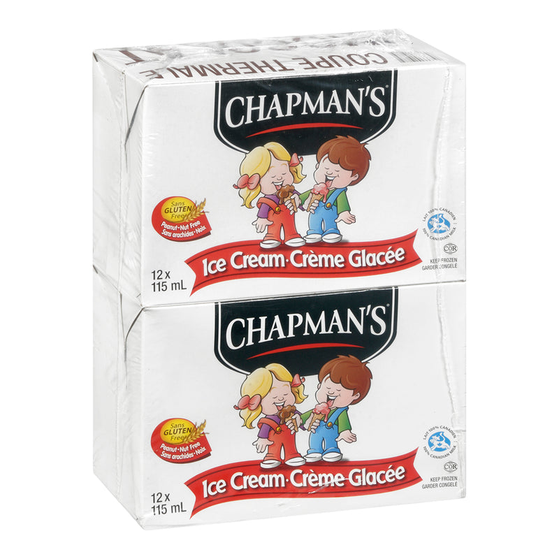 CHAPMANS - CHAPMAN'S CHOCOLATE SMALL CUPS 24x115 ML