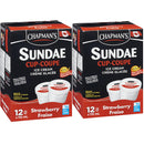 CHAPMANS - STRAWBERRY SMALL CUPS 24x115 ML